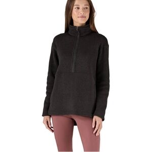 Patagonia Women's Black Half-Zip Sweater